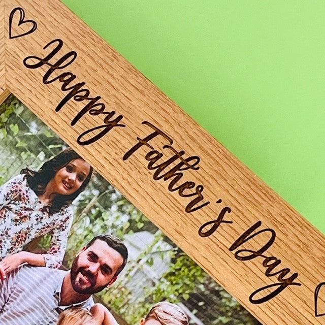 Happy Father’s Day Personalised Photo Frame