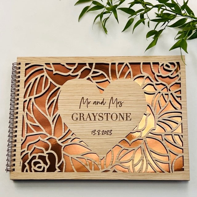 Wooden popular Guestbook