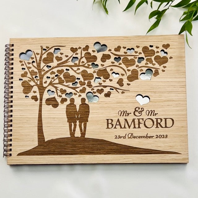 Mr &amp; Mr Wedding Tree Guestbook