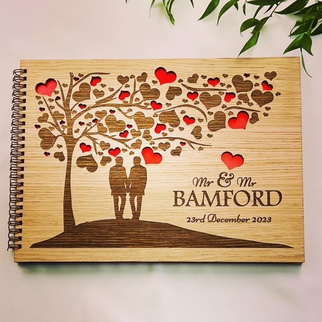 Mr &amp; Mr Wedding Tree Guestbook