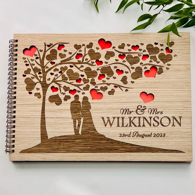 Mr &amp; Mrs Wedding Tree Guestbook