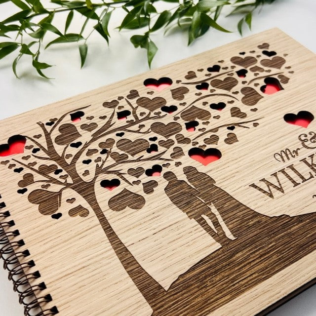 Mr &amp; Mrs Wedding Tree Guestbook