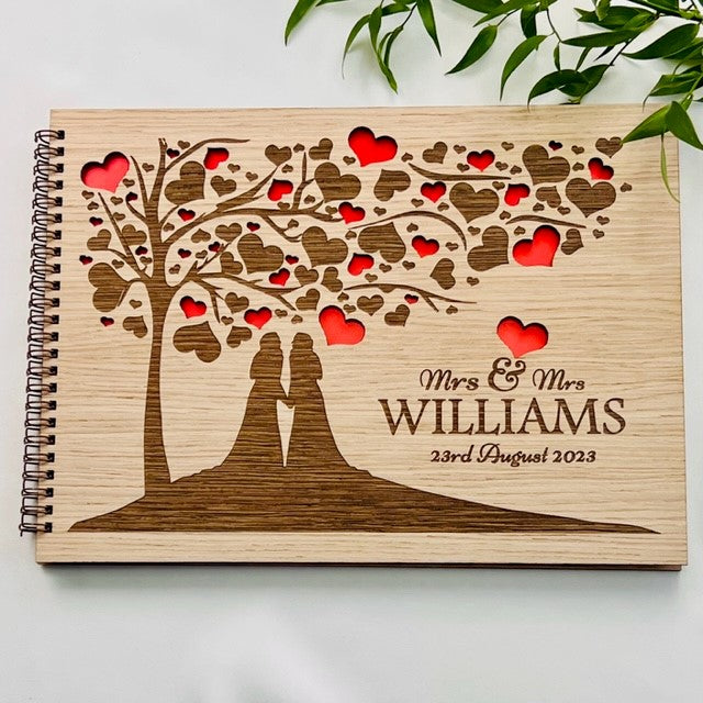 Mrs &amp; Mrs Wedding Tree Guestbook