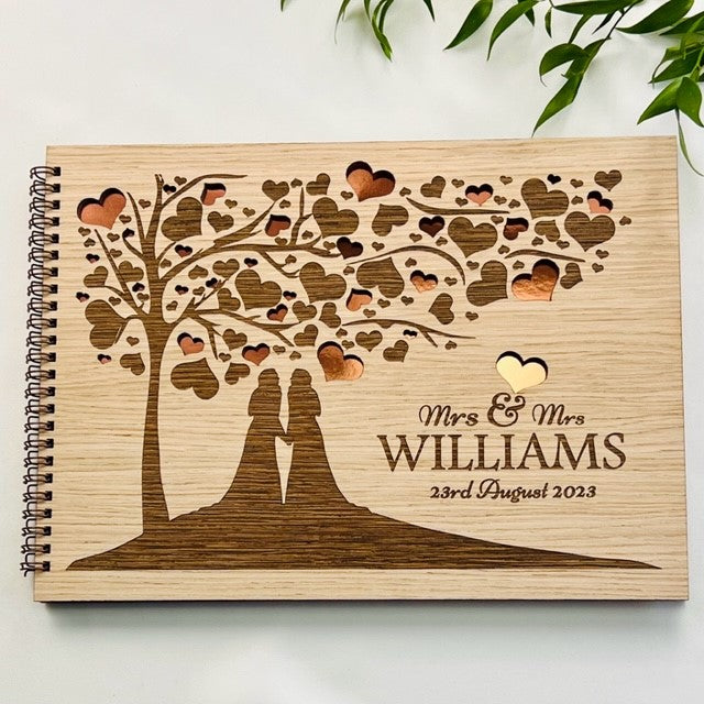 Mrs &amp; Mrs Wedding Tree Guestbook