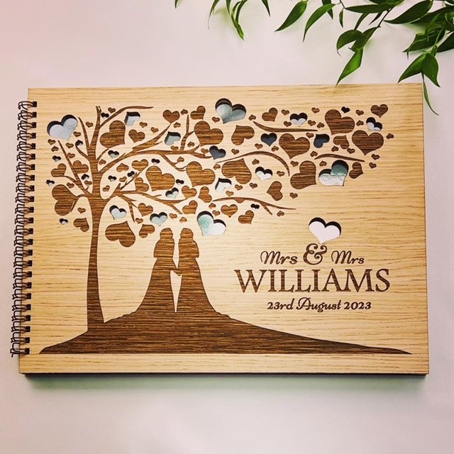 Mrs &amp; Mrs Wedding Tree Guestbook