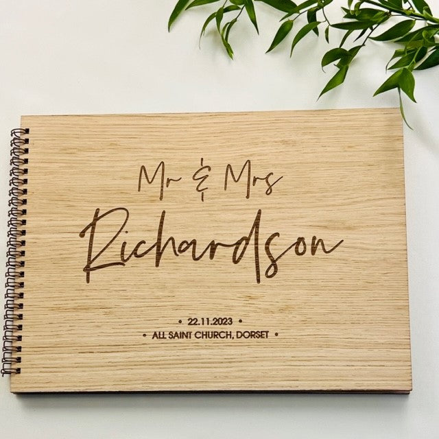 Minimalist Wedding Guestbook