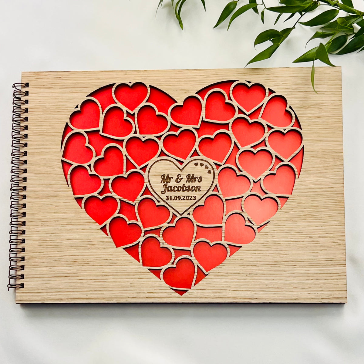 Hearts Wedding Guestbook