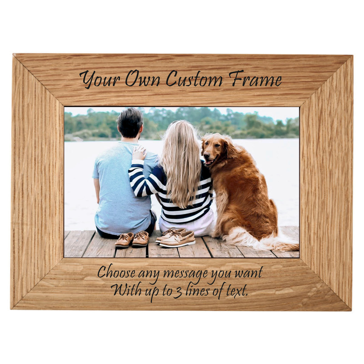 Custom Oak Photo Frame