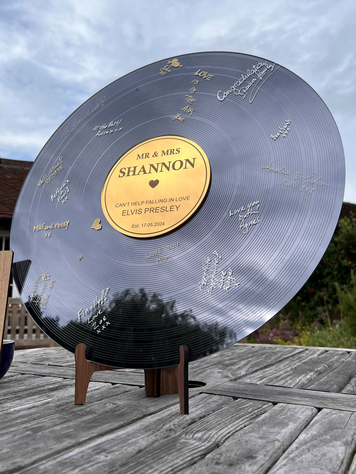 First Dance Wedding &quot;Record&quot; Love Song Guestbook