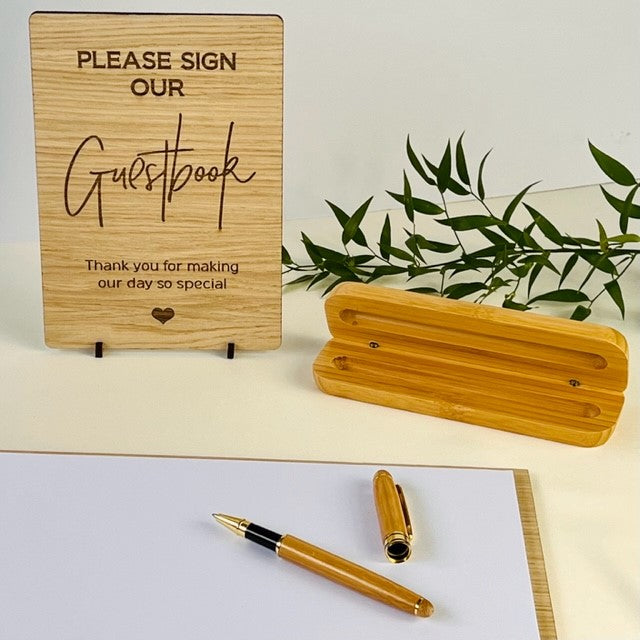 Minimal Wedding Guestbook