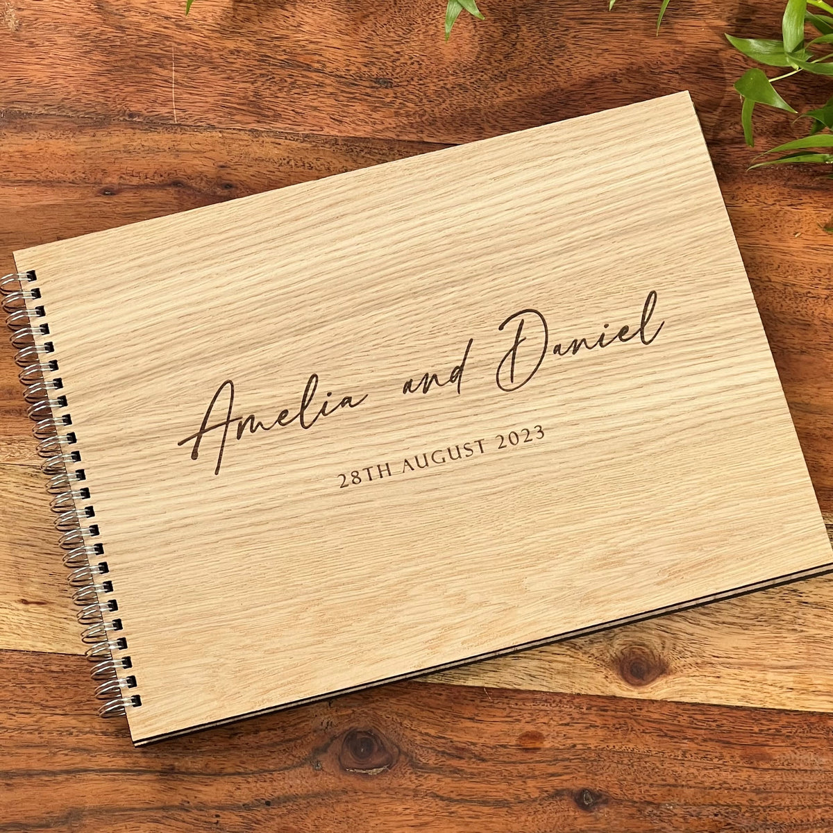 Minimal Wedding Guestbook