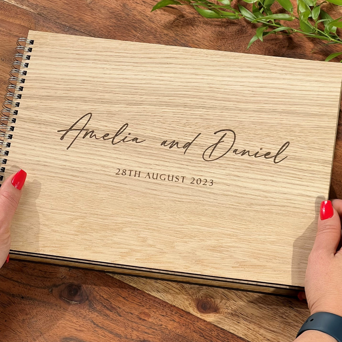 Minimal Wedding Guestbook