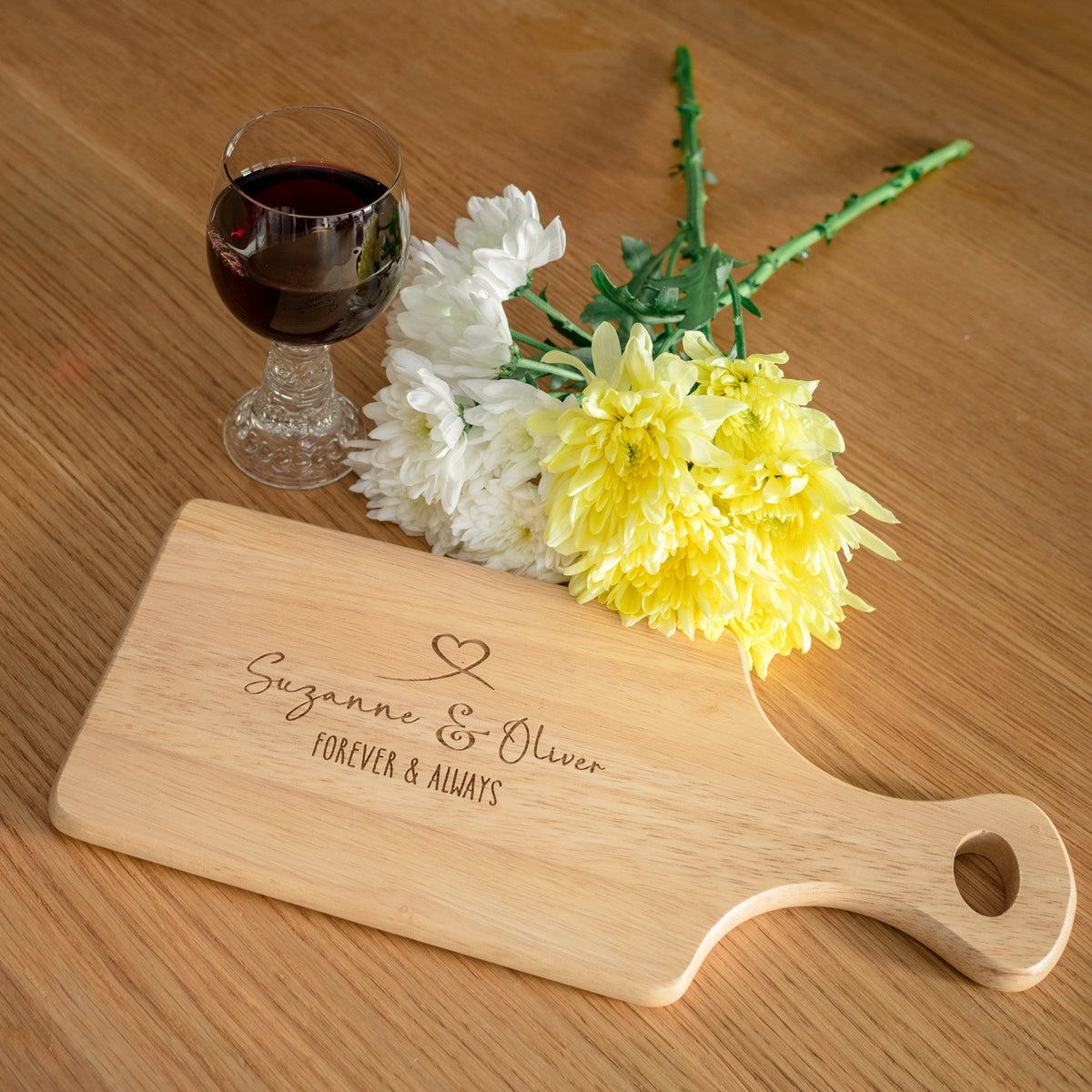 &#39;Forever &amp; Always&#39; Couple&#39;s Serving Board