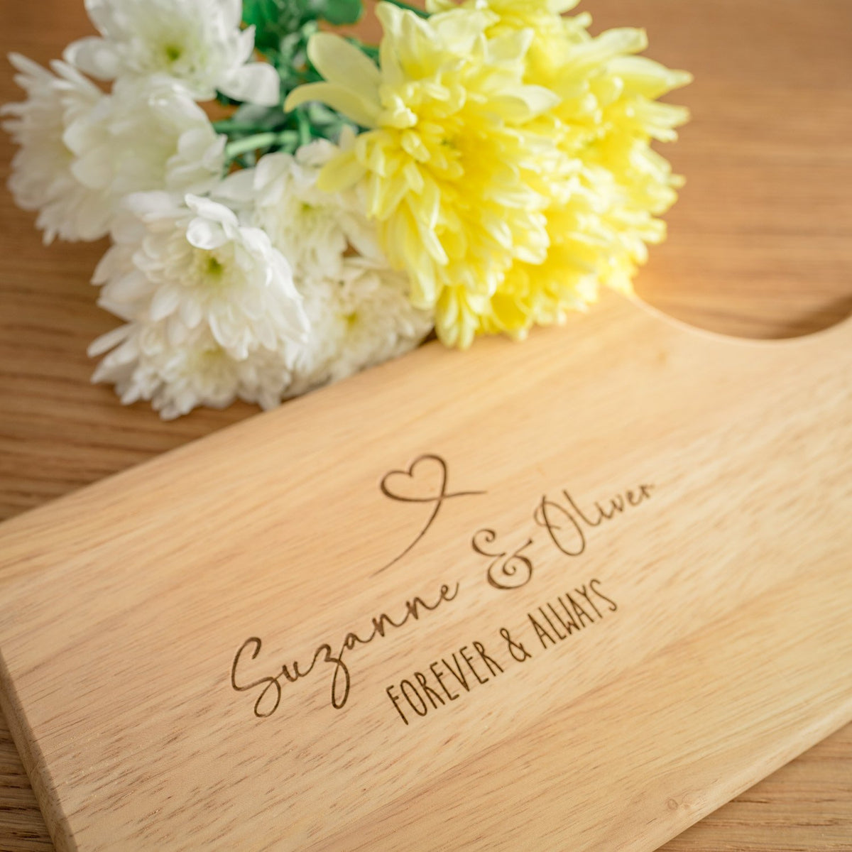 &#39;Forever &amp; Always&#39; Couple&#39;s Serving Board