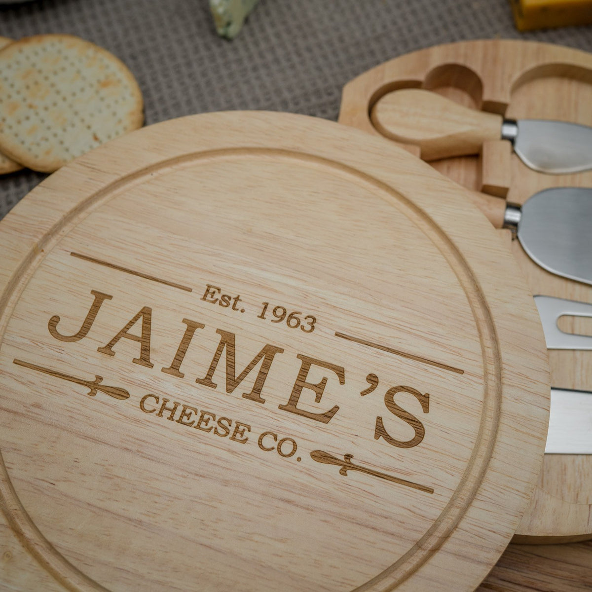 &#39;Cheese Co.&#39; Board &amp; Knife Cheese Set
