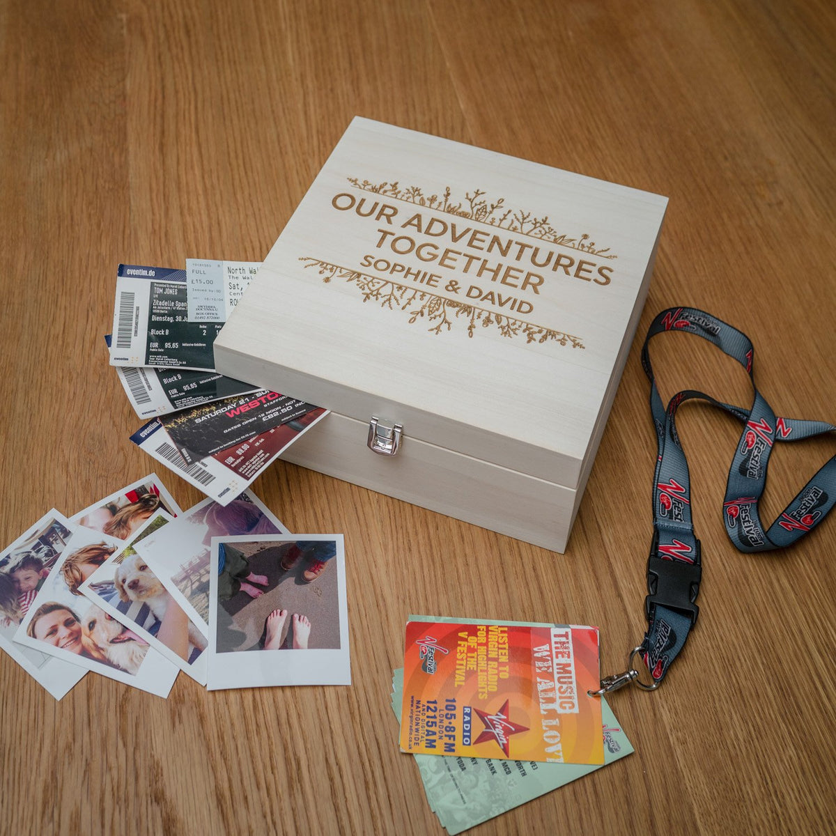 &#39;Our Adventures Together&#39; Memory Box