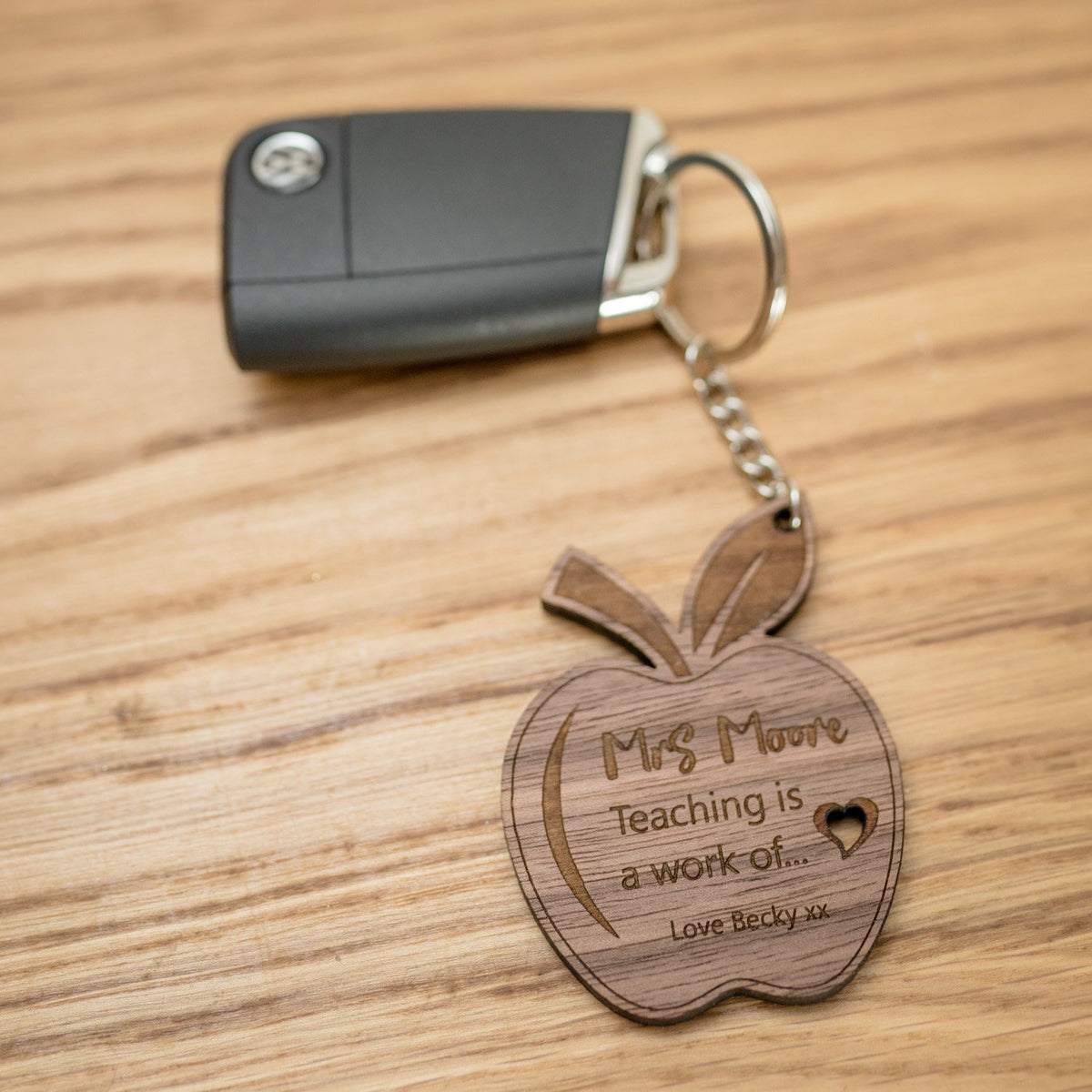 Teacher&#39;s Apple Keyring