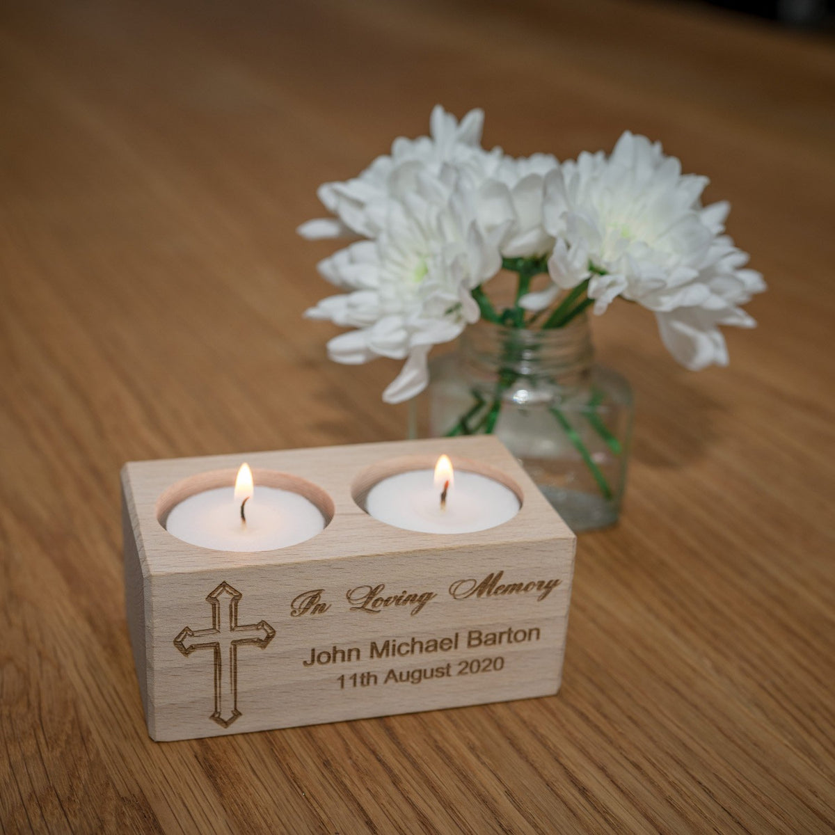 &#39;In Loving Memory&#39; Memorial Candle