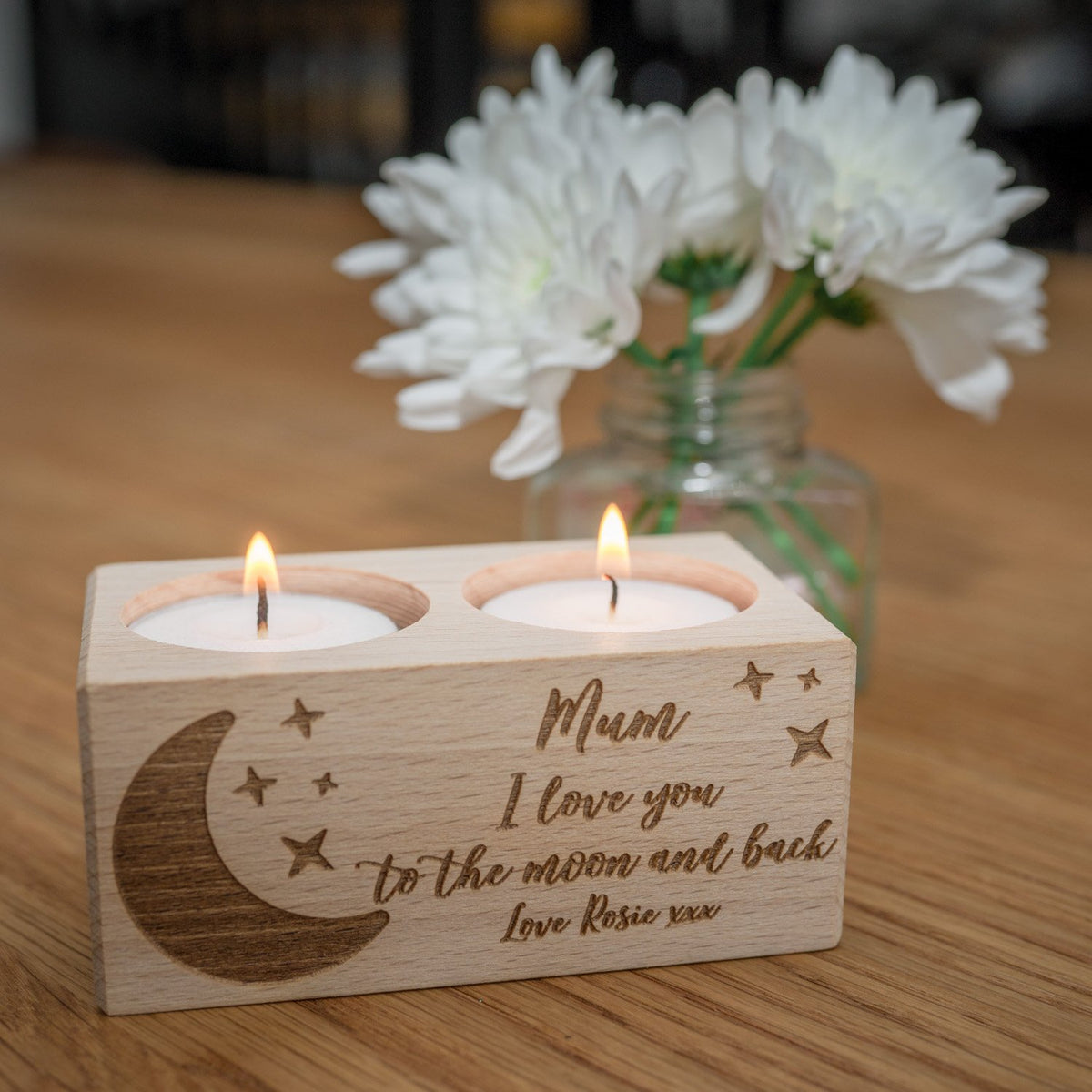 &#39;I Love You To The Moon &amp; Back&#39; Candle