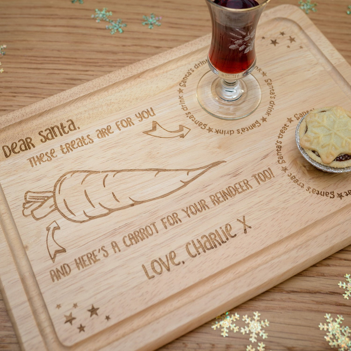 Santa&#39;s Christmas Eve Treat Board