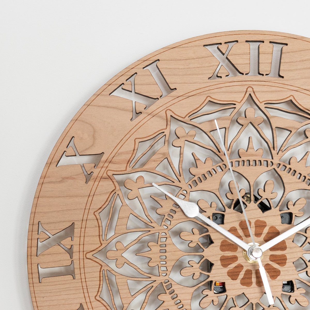 Ornate Mandala Wall Clock