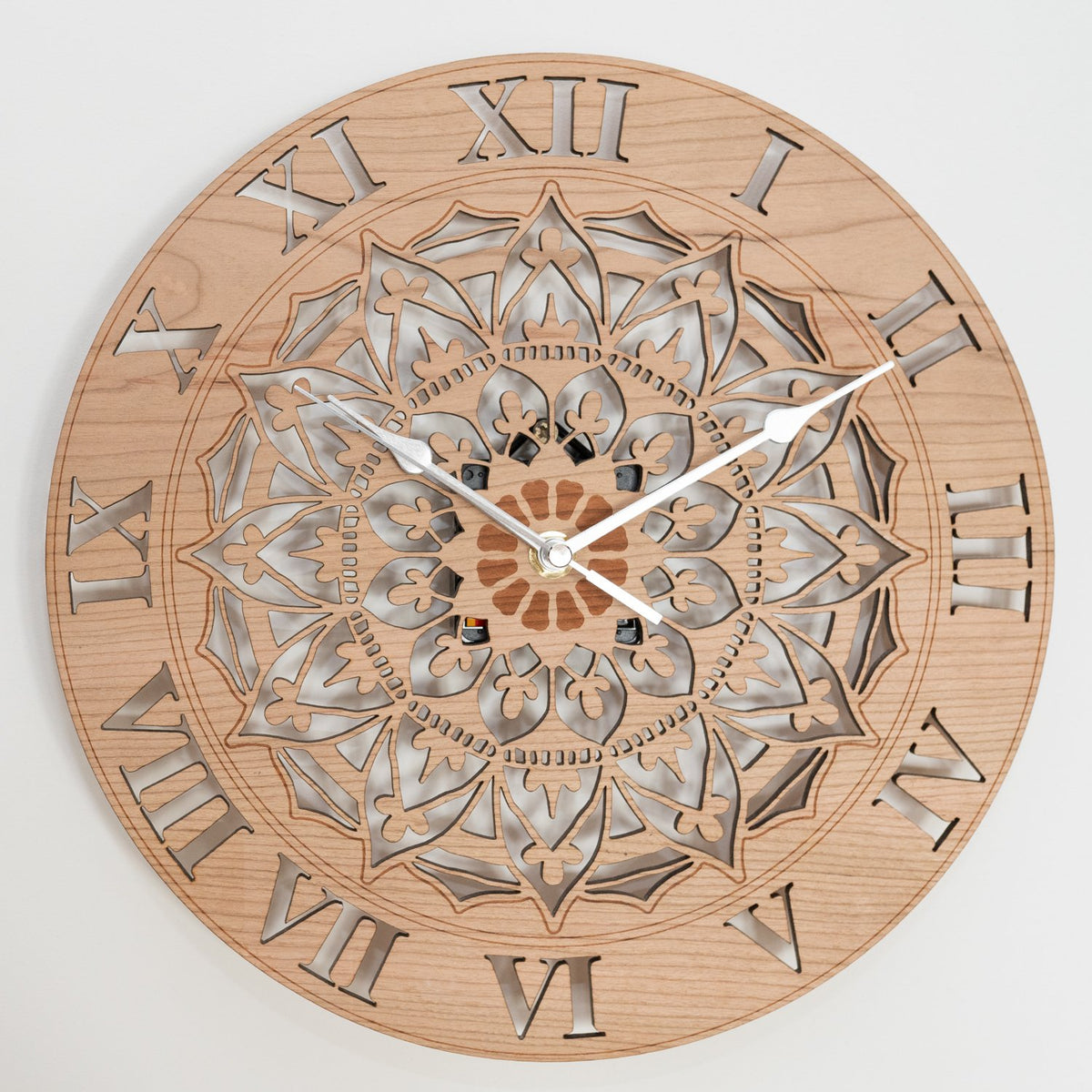 Ornate Mandala Wall Clock