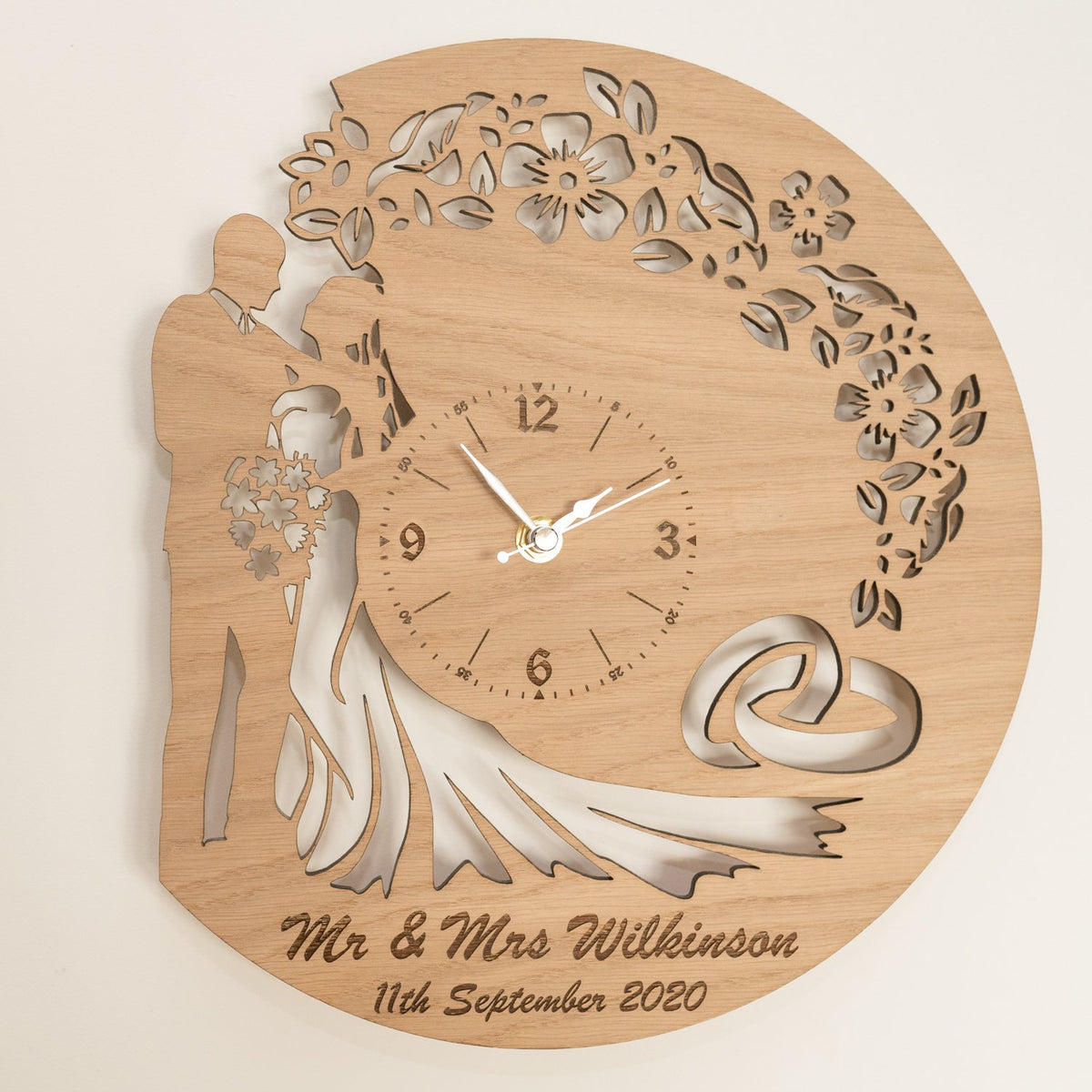 Wedding Couple Wall Clock