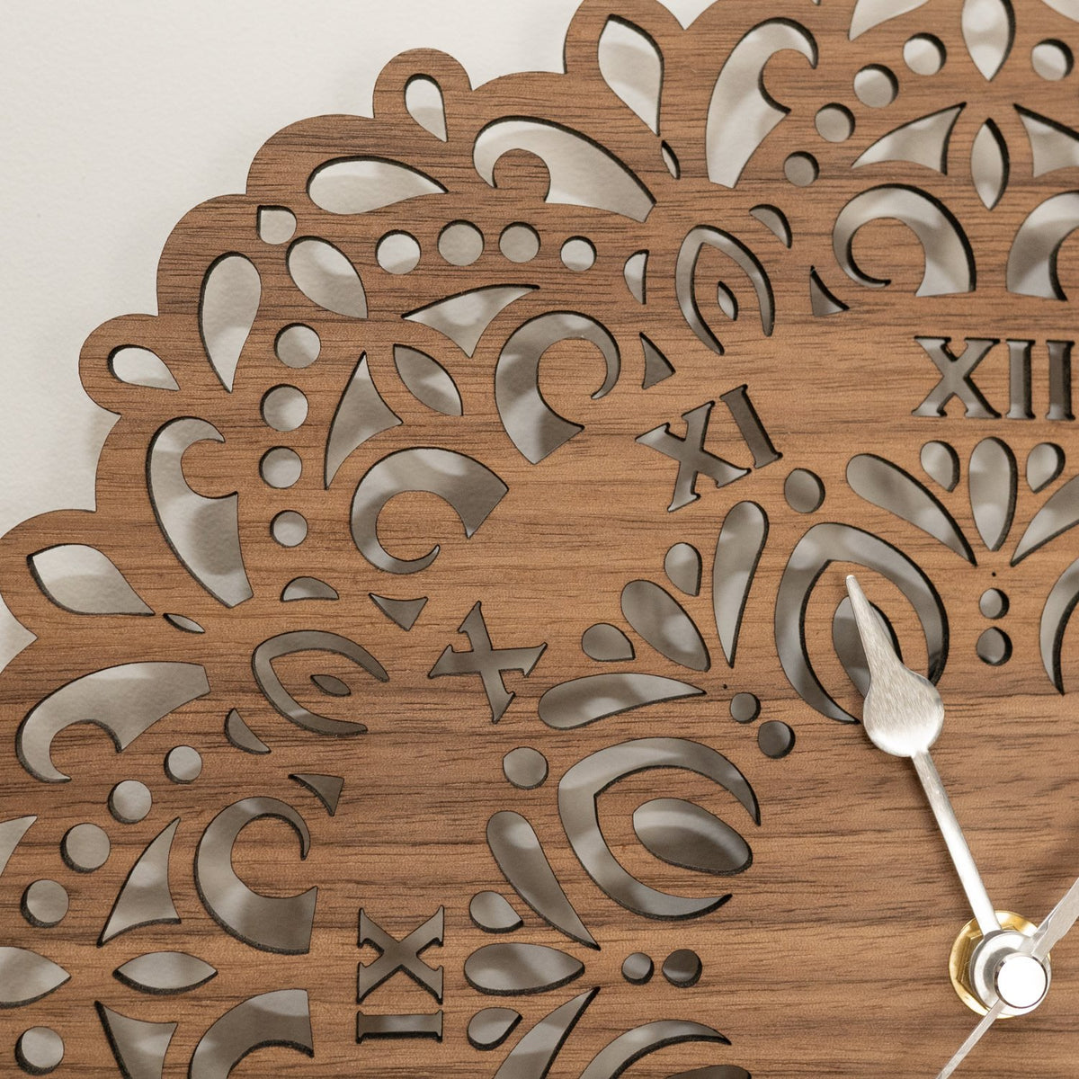 Flower Mandala Wall Clock