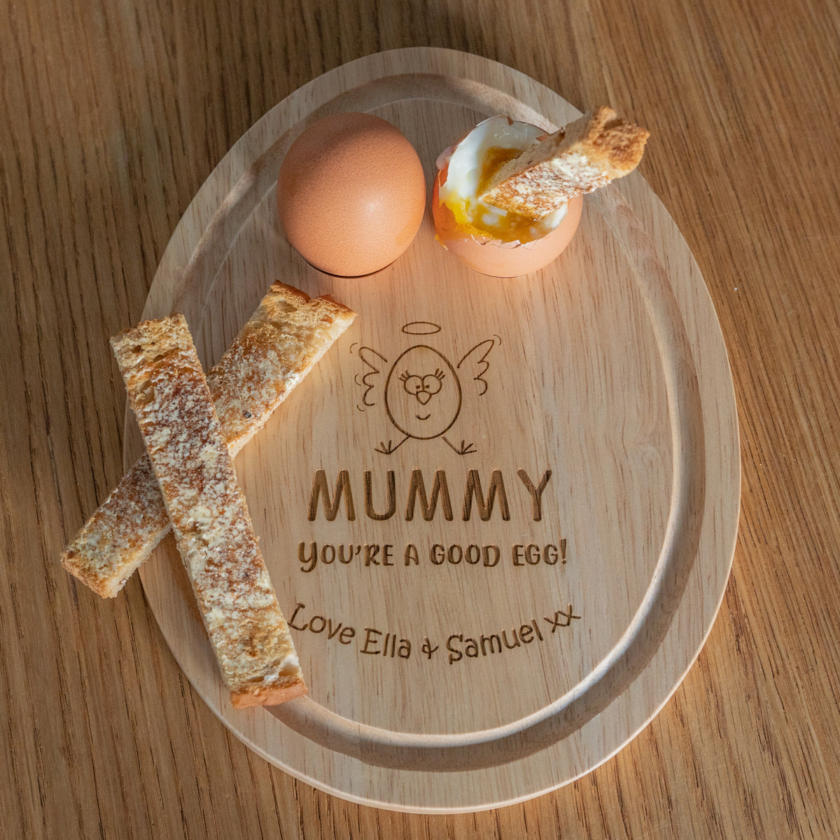 &#39;You&#39;re a Good Egg&#39; Egg &amp; Soldiers Board