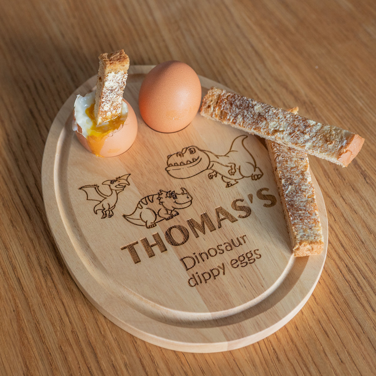 Dinosaur Egg &amp; Soldiers Dippy Egg Board