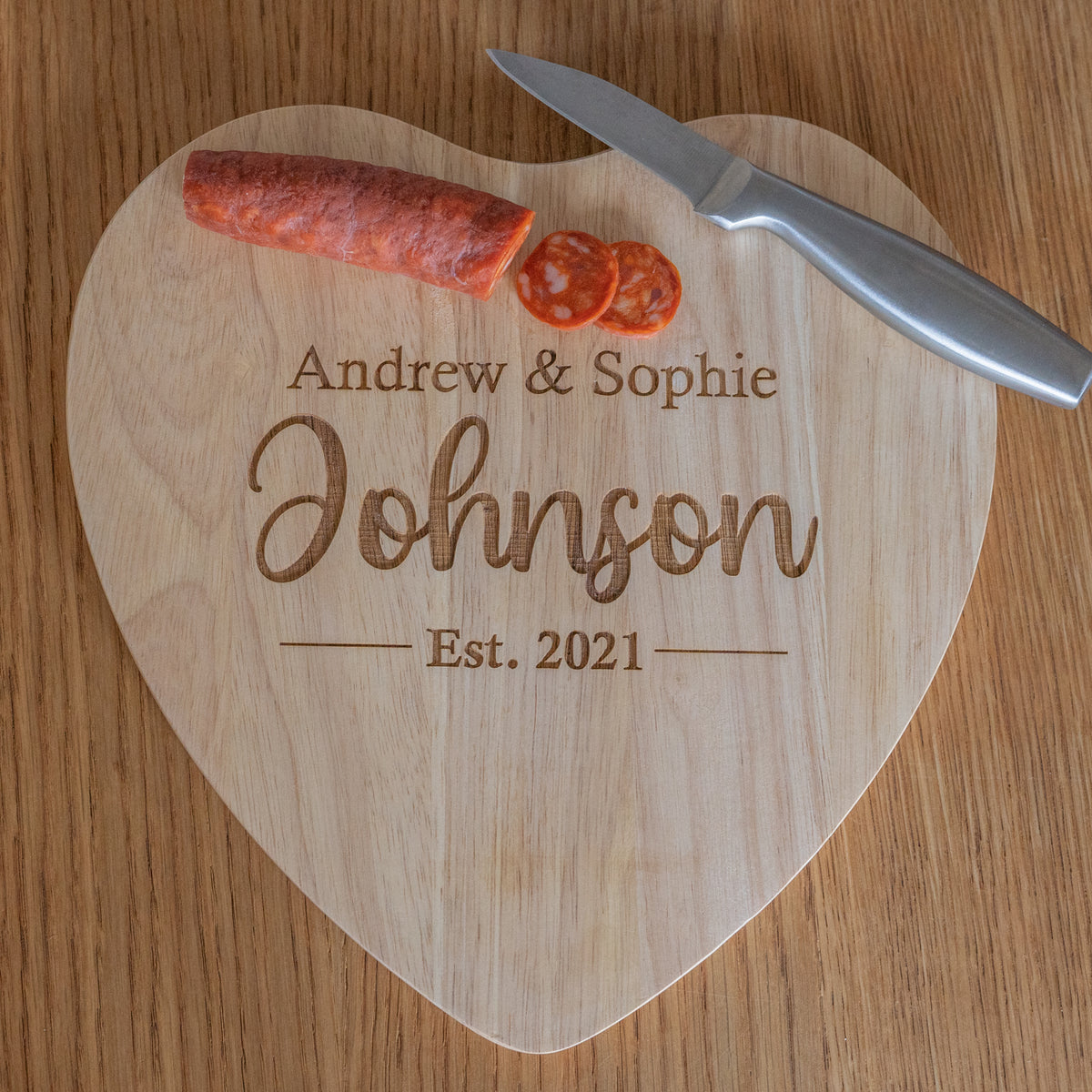 Couple&#39;s Heart Cheeseboard