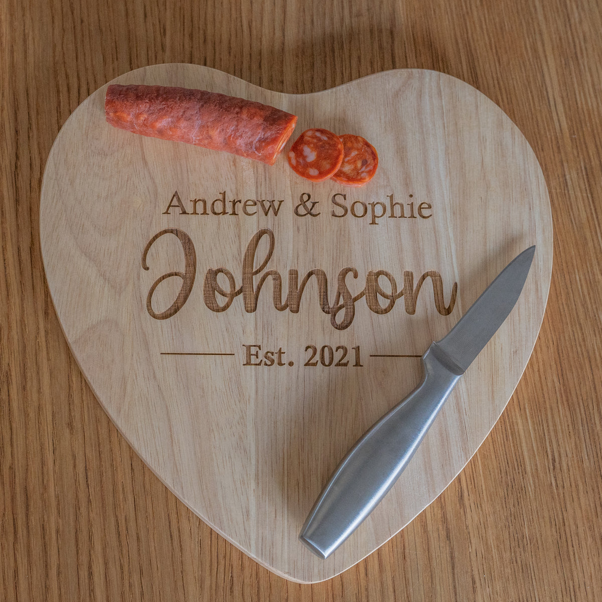 Couple&#39;s Heart Cheeseboard