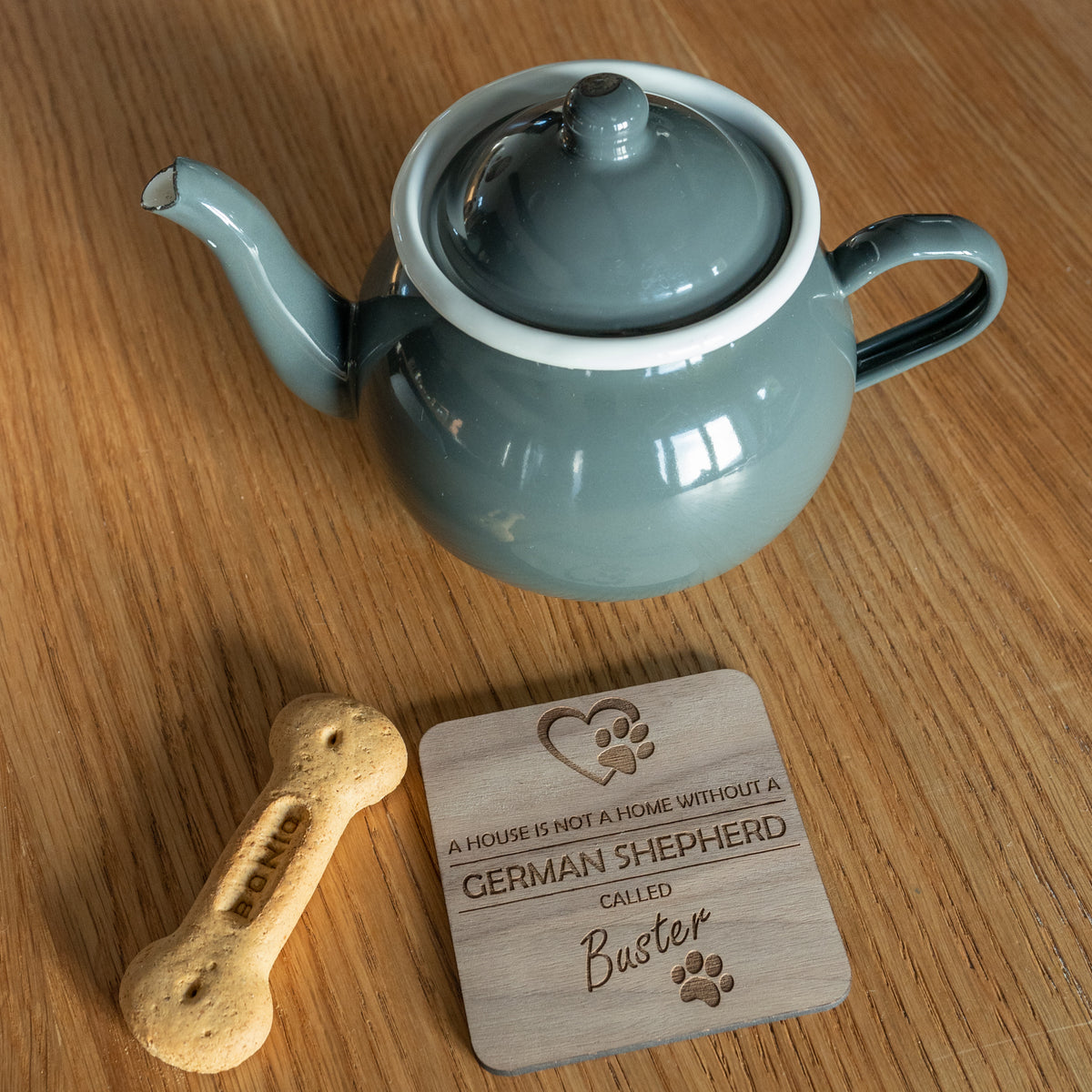 &#39;A House is not a Home Without a Dog&#39; Coaster
