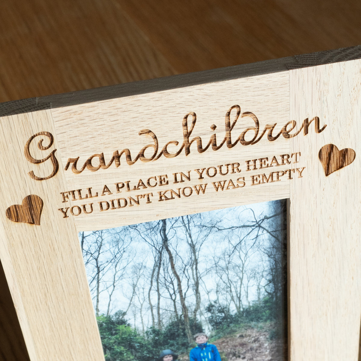 Grandparents Oak Photo Frame