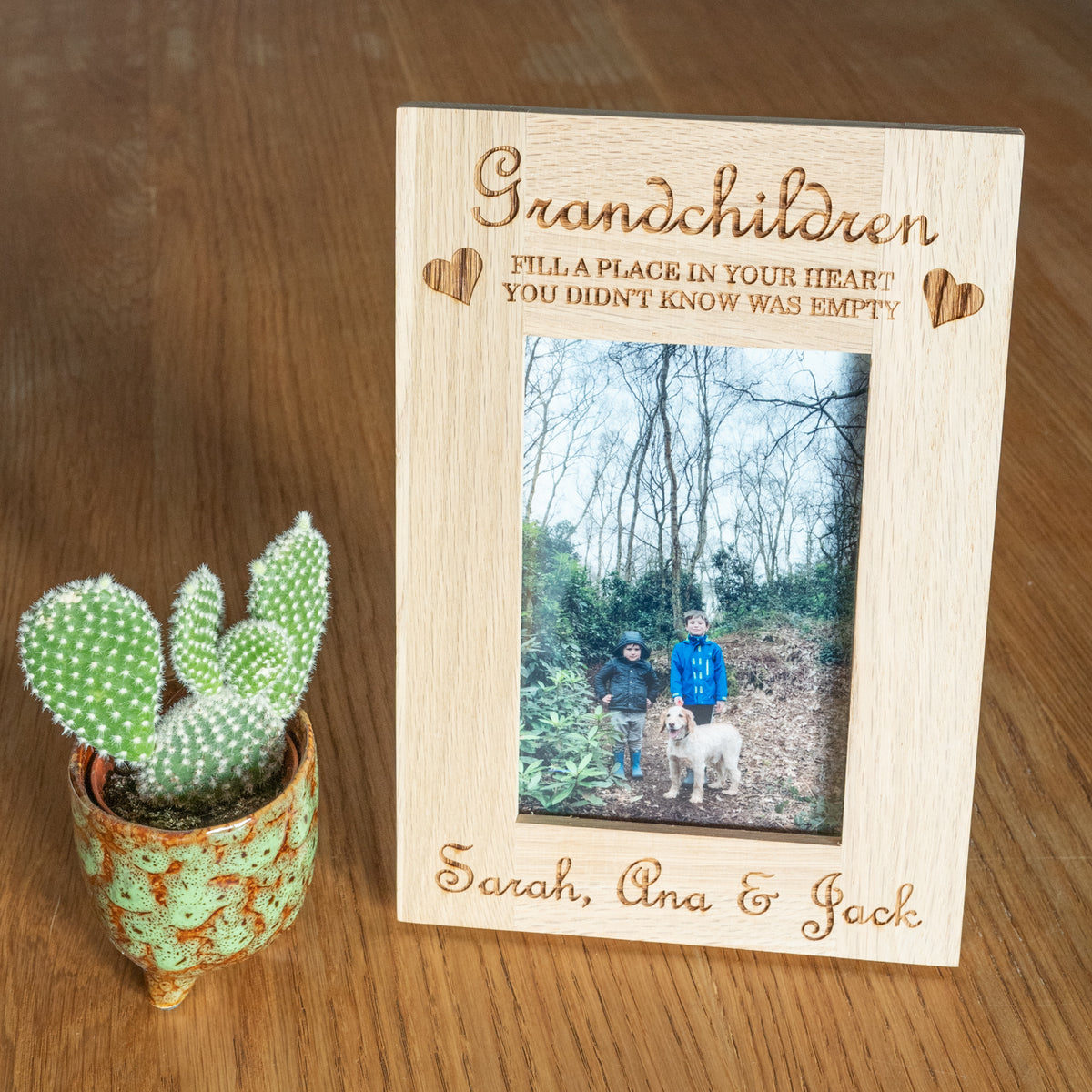 Grandparents Oak Photo Frame