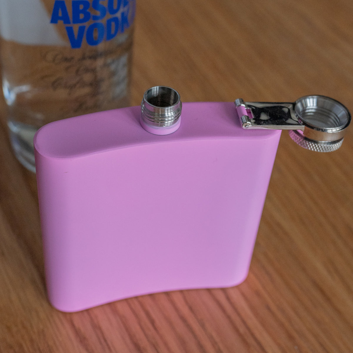 Simple Initials Hip Flask