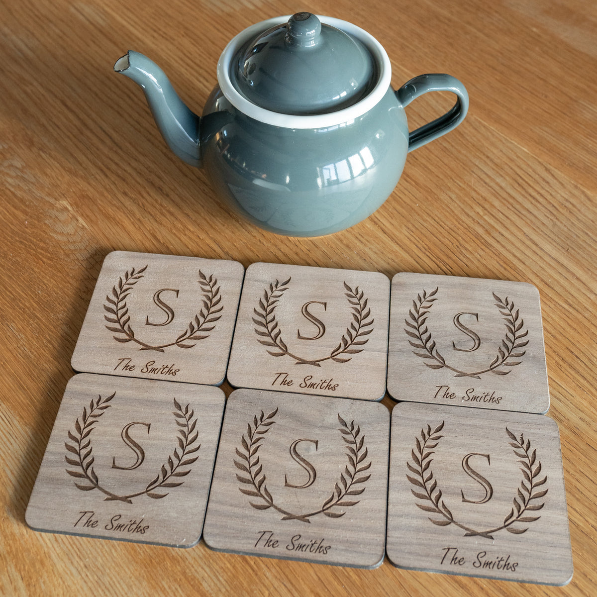 Family Set of 6 Coasters