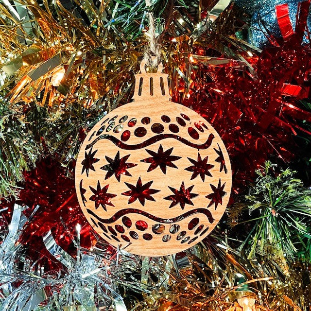 Starry Bauble Christmas Tree Decoration