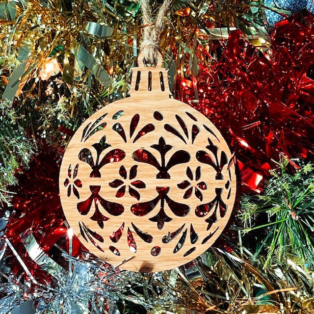 Ornate Bauble Christmas Tree Decoration