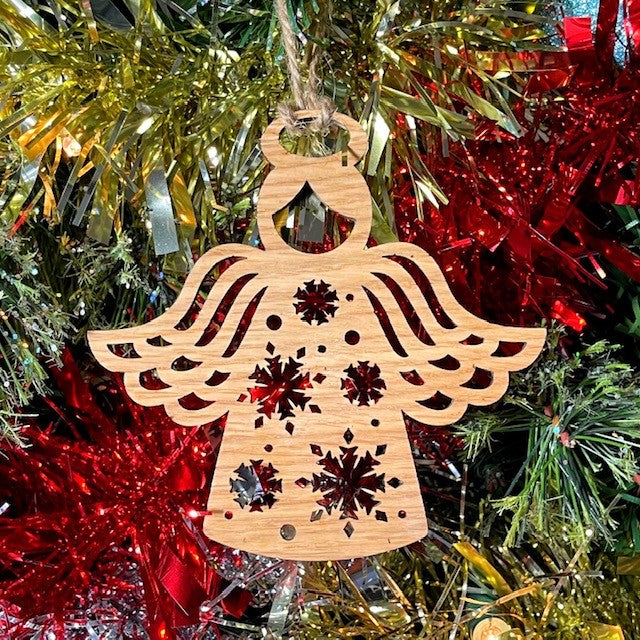 Starry Angel Christmas Tree Decoration