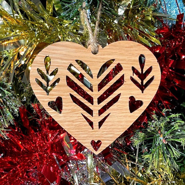 Heart Christmas Tree Decoration