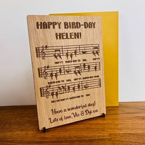 Carte de chanson Happy Bird-day to You