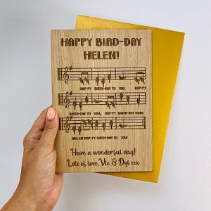 Carte de chanson Happy Bird-day to You