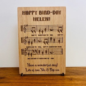 Happy Bird-day to You Song Card