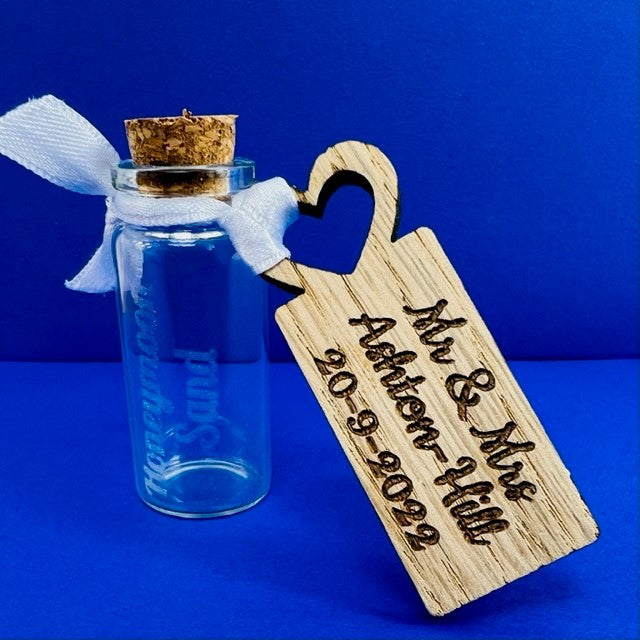 Honeymoon Sand Glass Bottle