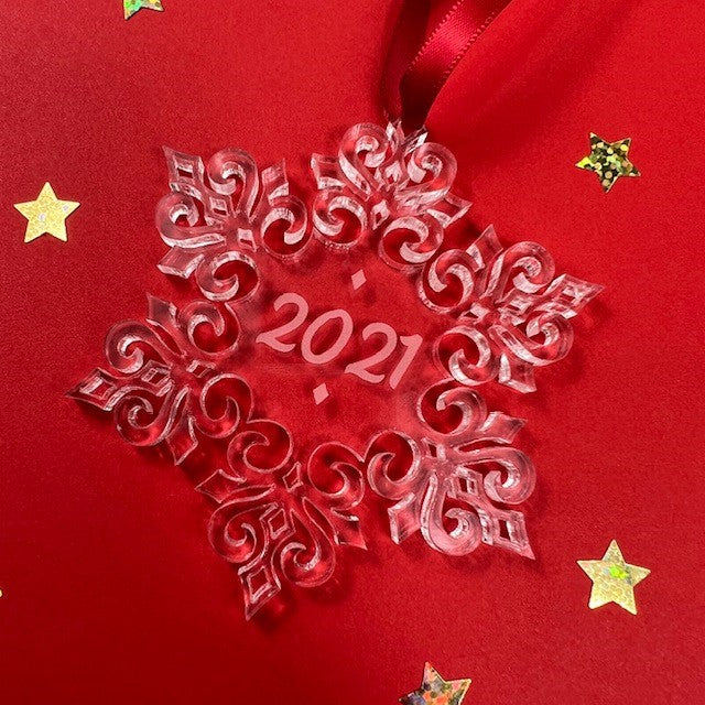 2022 Snowflake Christmas Tree Decoration