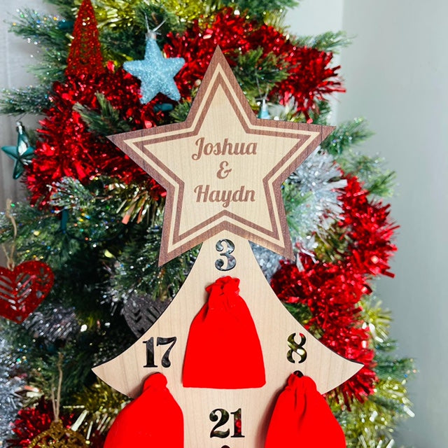 Christmas Tree Advent Calendar