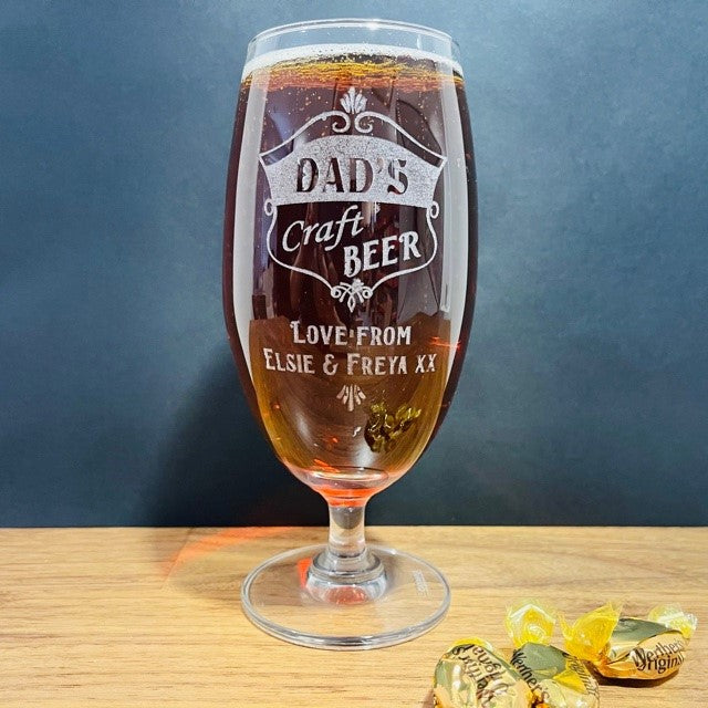 &#39;Dad&#39;s&#39; Craft Beer / Ale Glass