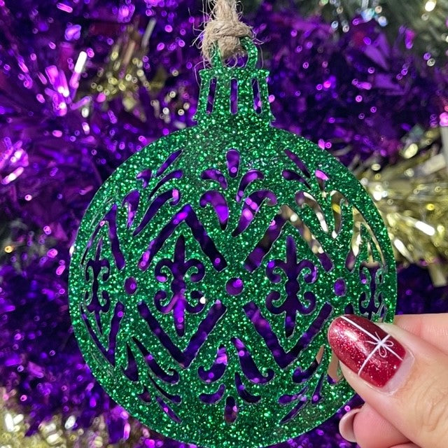 Traditional Christmas Bauble Tree Decoration