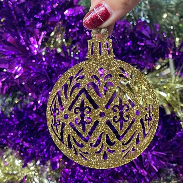 Traditional Christmas Bauble Tree Decoration